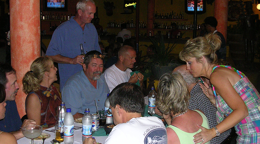 Group of Cabo Summit participants at dinner event