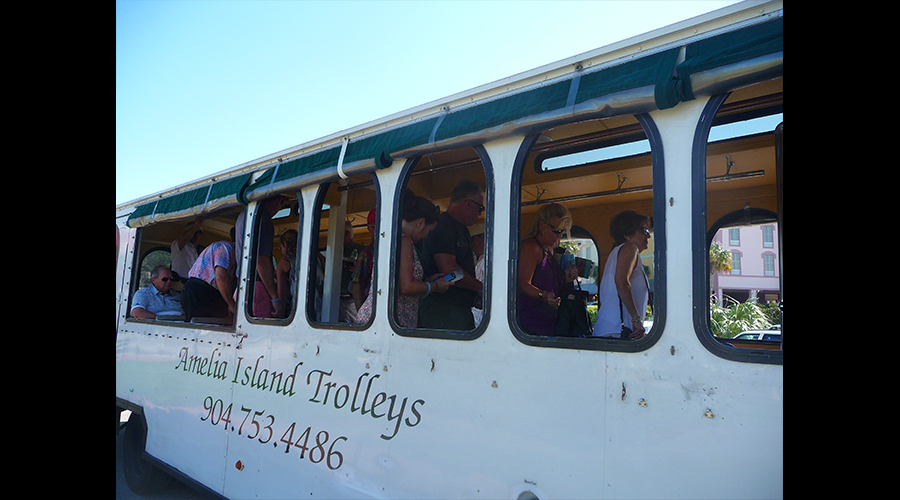 Amelia Islan Trolley tour at Florida Summit