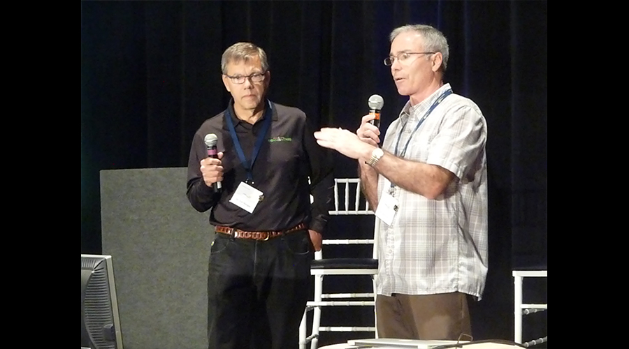 Two presenters at Florida Summit
